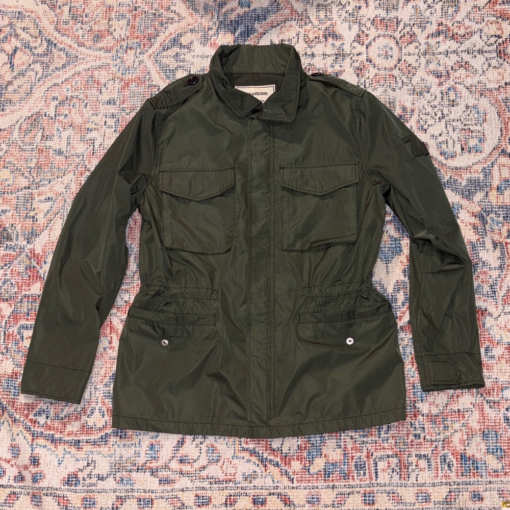 Zadig & Voltaire Kris Nylon Jacket SZ S EUC - Picture 1 of 4